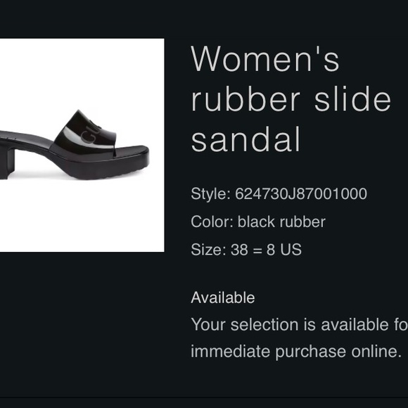 Gucci platform sandals - Picture 6 of 6